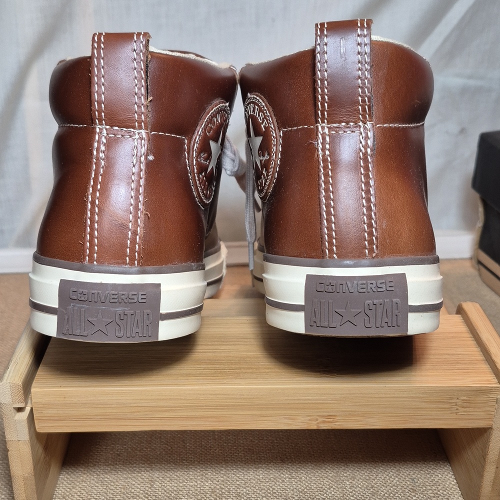 Converse Chuck Taylor All Star Street SLP-Mid•Pinecone•Leather•Men's 8 - Picture 5 of 13